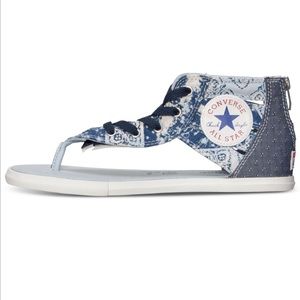 converse gladiator thong sandals